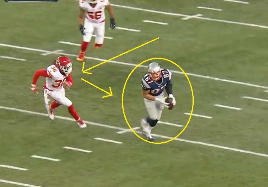 32 yd Gronk 3-13.2