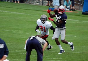 Kenbrell Thompkins is an important cog in the revamped Patriots air attack. (SBalestrieri photo)