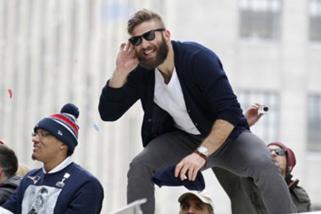 VIDEO: Edelman Does Hilarious Belichick and Brady Impression