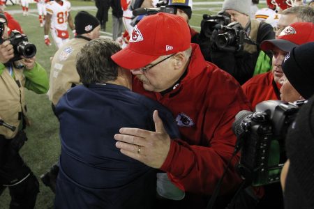 Chiefs Coach Andy Reid on Headset Issues at Gillette, “I haven’t had any issues there”