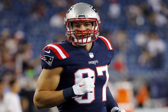 ICYMI Video: Rob Gronkowski Gives Perfect “Gronk” Response To Patriots Touchdown Record