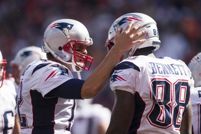 ICYMI: Martellus Bennett Scares Tom Brady During Press Conference