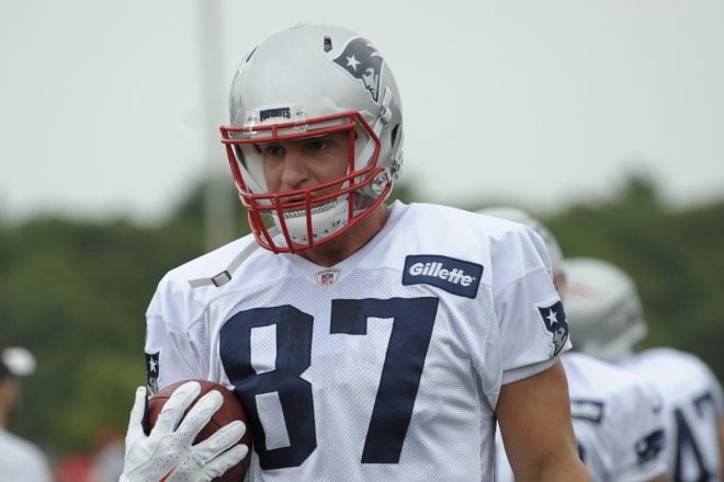 No Limits For Gronkowski, Who Shined Thursday at Training Camp