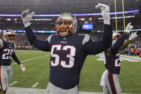 Kyle Van Noy Trolls Felger and Mazz Following Ron Burton Award Acceptance