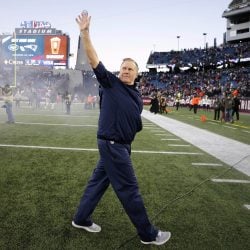 Bill Belichick Makes Appearance For Annual Coaches Photo