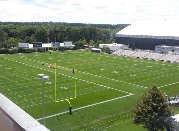 Patriots Pump In Artificial Crowd Noise On Gillette Stadium Practice Fields As Team Prepares For No Fans