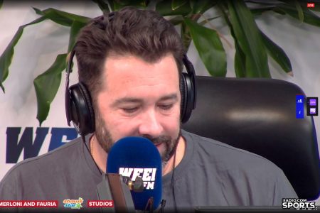 WEEI’S Lou Merloni Learns the Hard Way Not to Bet Against Tom Brady