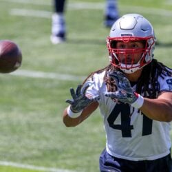 Jakob Johnson Honored By Patriots For Reaching 1,000 Career Snaps