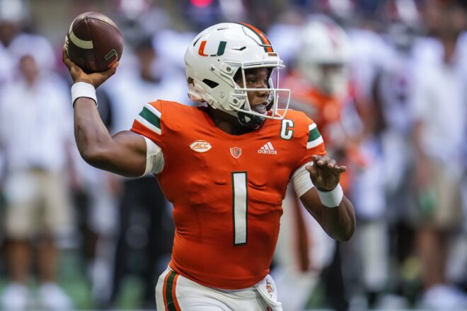 Patriots Eying a Versatile QB Prospect Out of Miami?