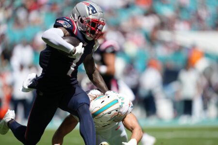 Through 2 Games, Patriots Parker and Jones Don’t Seem to Be on the Same Page