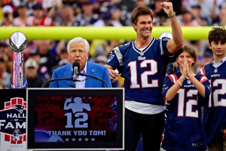 Tom Brady and Robert Kraft