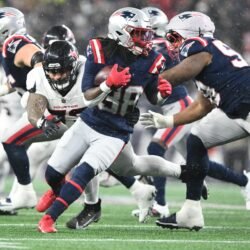 Patriots Stevenson Downplays Eye Injury After Divisional Round Win