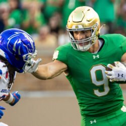 Wolf Cites ‘Untapped Potential’ After Patriots Select Notre Dame Tight End Raridon