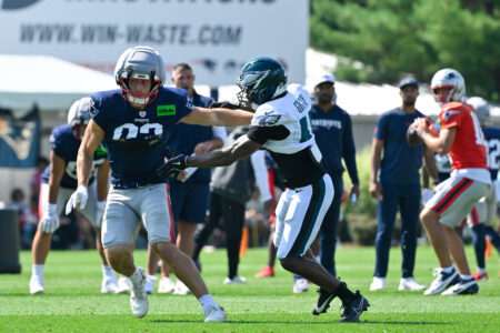 Thursday Afternoon Patriots Notebook 8/20: Eagles Frustrate Patriots On Day Two of Joint Sessions